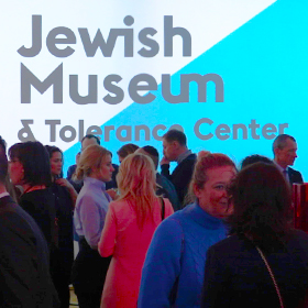 Видеоинсталляция на гала-вечере Эндаумент фонда Еврейского музея